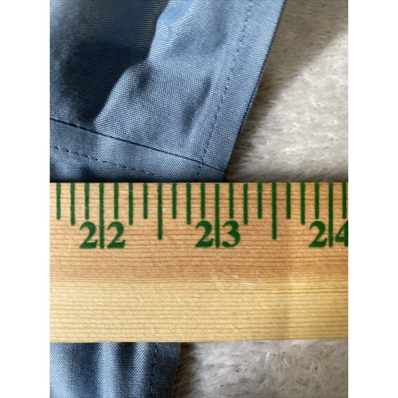 Coldwater Creek Wrinkle Free Big Button Shirt XL 18 Blue Collared Long Sleeve - Picture 6 of 9